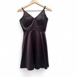 B.Darlin Black Pleated Mini Dress Juniors Size 3/4